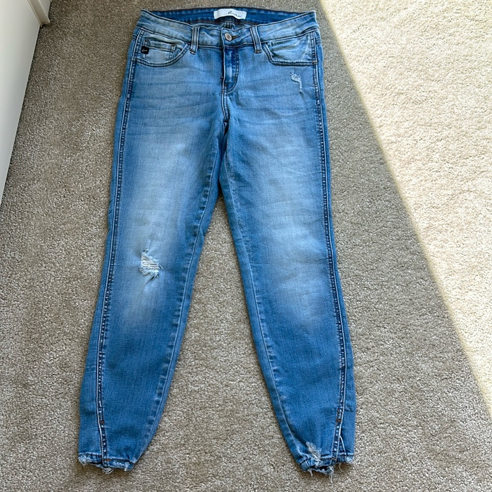 Kancan distressed denim